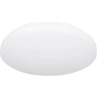 Loftlampe Reva, Ø 50 cm, hvid, plast, stål