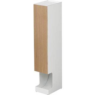 YAMAZAKI toiletrulle holder RIN - hvid og træ