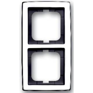 ABB Ramme, 2-fold, krom, glans