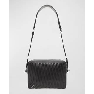 Balenciaga - Full-Grain Leather Camera Bag - Men - Black