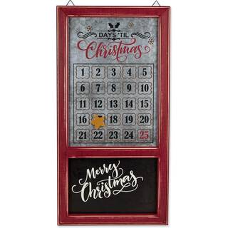 DII Christmas Advent Collection Dekorativ & genanvendelig tr?anttekalender 30x15.37 """" Tavle