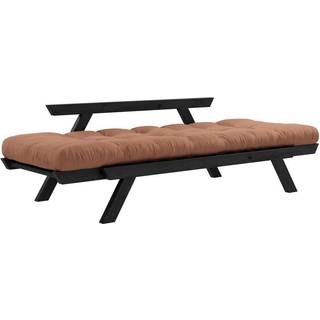 Bebop Sovesofa & Daybed Fra Karup Design i Massiv FSC Fyrretræ | Japandi - Sort lak - 759 Clay Brown