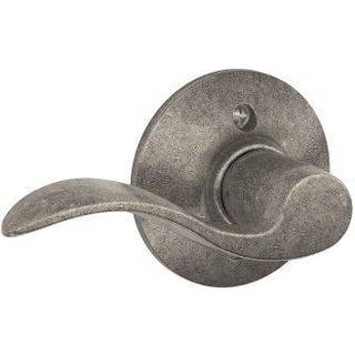 Schlage Accent Lever -ikke -drejningslås i nødlidende nikkel - Venstrehåndet - F170 ACC 621 LH