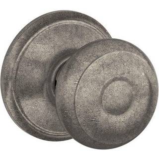 Schlage F10 Geo 621 Georgian Passage Knob Distressed Nickel