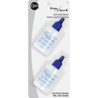 Dritz Fray Check Liquid Seam Sealant Lim Bonus Value Pack - 2 flasker 3/4 oz