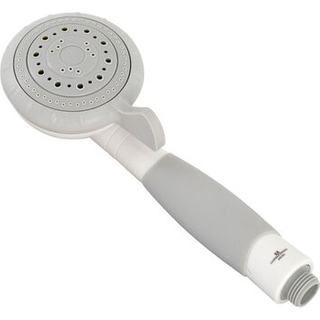 Kingston Brass K411AW Kaiser 4-funktion H?ndbruser Hoved hvid/gr?