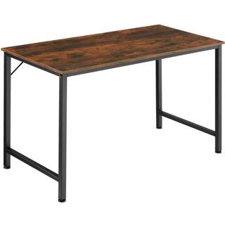Jenkins skrivebord - Industrielt mørkt træ, rustikt,140 cm