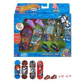 Hot Wheels Skate Fingerboard & Shoe - finger skateboard, 4 stk.