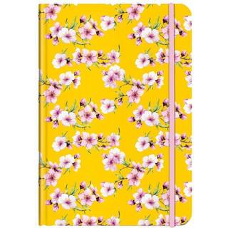 Cedon Notebook A5 Cherry Blossom Yellow - Notesbog