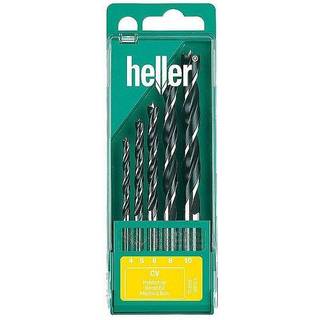 Heller træbor sæt str. 4/5/6/8/10mm pk. á 5 bor