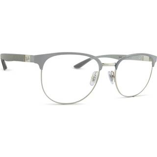 Ray-Ban RX8422 Asian Fit 3125 54 Briller Mænd Silver - Grey on Silver - 54mm