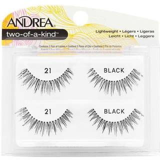 Andrea falske ?jenvipper Strip Lash Twin pakker to af en slags 21