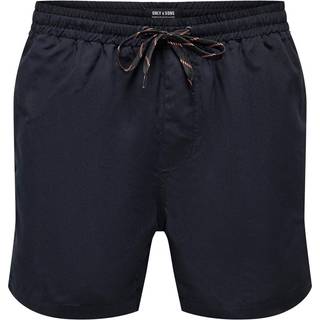 ONLY & SONS Badeshorts i sort til herre