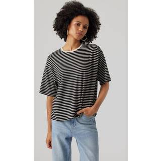 Fiona O-neck Top - Sort - XS - Vero Moda