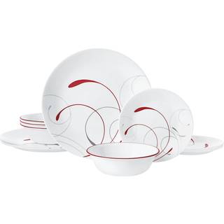 Corelle Splendor 12-Piece Chips & Cracks Resistant Thaysware Set Service til 4