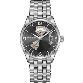 Hamilton Jazzmaster Open Heart Automatic Grey Dial Steel Strap Men's Watch H32705181
