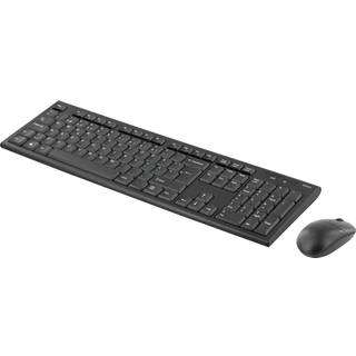 Deltaco TB-114 - keyboard and mouse set - Nordic - black - Tastatur & Mus sæt - Nordisk - Sort