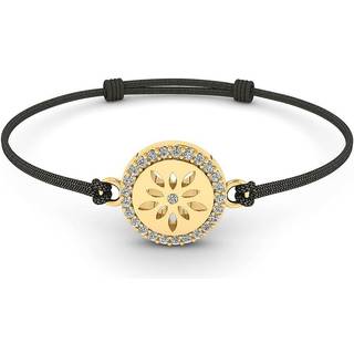 Smykkekæden Blomst Armbånd med Forgyldt Vedhæng