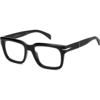 DAVID BECKHAM Mand DB 7107 807 Optiske stel Acetat Sort Geometrisk