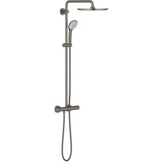 Grohe Euphoria XXL 310 komplet brusesæt med termostat i børstet sort krom