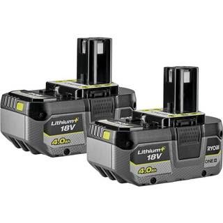 Ryobi RB1840X2 ONE+ 18V Compact Batteri 4,0 Ah - 2 stk.