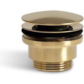 Blue label bundventil pop up børstet guld 1 1/4"