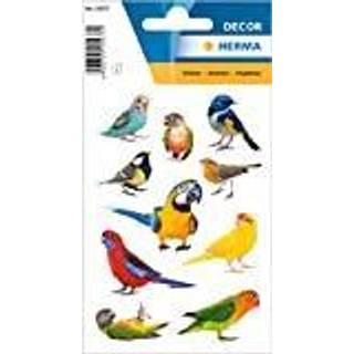 Herma stickers Decor fugle, 3 ark