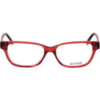 Guess GU2600-D Asian Fit 069 53 Briller Kvinder Krystalklar - Transparent Burgundy - 53mm