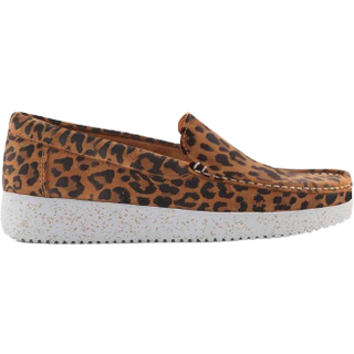 Elin Suede Sko, Leopard, 38