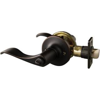 Design House 728006 Stratford 6-vejs Universal Privacy Bed and Bath Door Lever Olie gnidet bronze