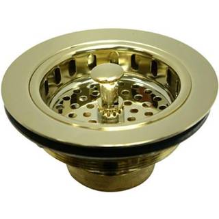 Kingston messing KBS1002 Heavy Duty Kitchen Sink Waste Basket Polised Brass