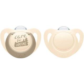 NUK for Nature sutteflaske silikone Creme 6-18m