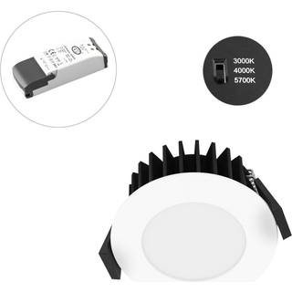 EVN Solido68 LED indbygget loftslampe 7W hvid