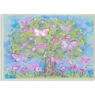 Stupell Home D? Cor Collection Watercolor High Fashion Bookstack French Bulldog Str?kket Canvas Wall Art 10x15 Wall Plaque