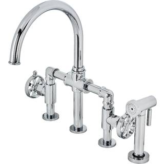 Kingston Brass KS2331RX Belknap Bridge Kitchen Faucet 13.13 x 8.06 x 14.19 Poleret krom