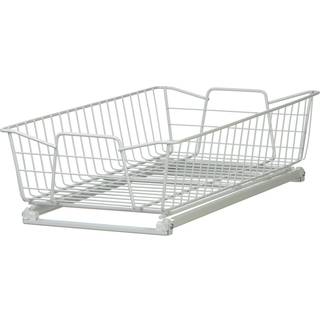 Closetmaid Pull Cabinet Organizer Heavy Duty Slide Pantry-hylder til Køkken Badeværelse Hvid 11-tommer Et niveau