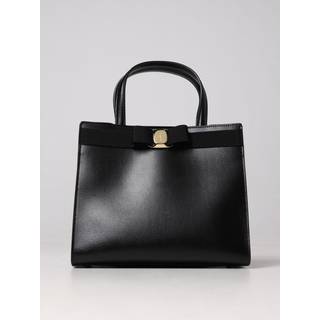 Ferragamo Vara leather tote - black - One Size