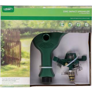 Orbit Brass Impact Sprinkler p? Wheeled Base (Zink Impact Sprinkler)