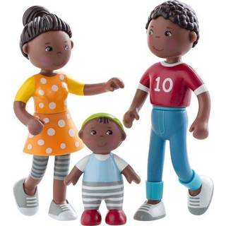Haba Little Friends Family Time - Mom Dad and Baby Dollhouse Leget?jsfigurer