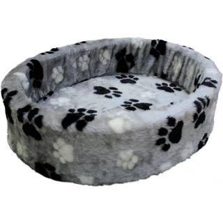 Plys seng paw - 100 cm - Grå