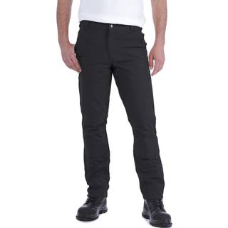 CARHARTT® SSTRETCH DUCK DOUBLE FRONT WORK PANTS BLACK SIZE W38/L32