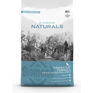 Diamond Naturals kattefoder med kylling og ris til den kræsne kat - 7,5 kg
