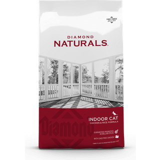 Diamond Naturals kattefoder med kylling og ris til indendørskatten - 7,5 kg