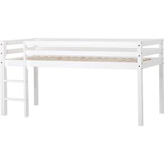 Hoppekids ECO Dream halvhøj seng - Hvid - 70 x 190 cm