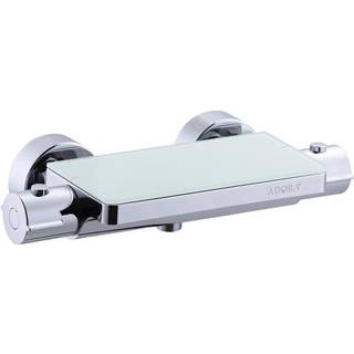Adora blandingsbatteri Exigo krom m/hvid glas 12824.22