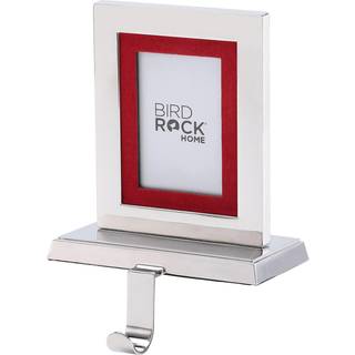 Birdrock Home Photo Frame Stocking Holder | Chrome finish med ikke-scratch base | 7