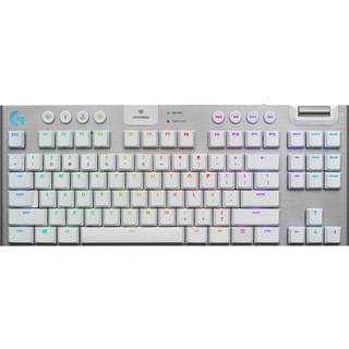 Logitech G915 TKL LIGHTSPEED Wireless GL Tactile - Gaming Tastatur - Uden Numpad - Nordisk - Hvid
