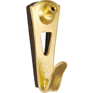 OOK 50648 Professionelt billede Hænger Kunstbøjler polstret messing genanvendelige billedkrog 30 lb (10 sæt)