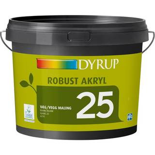 DYRUP Vægmaling Robust Akryl Glans 25 - 4,5 liter - Base 30