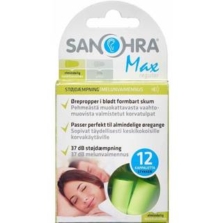 SANOHRA Max Regular ørepropper 12 stk.
